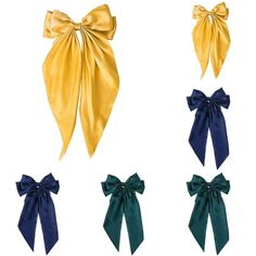 Big Bow Hairpin Internet Ribbon New Solid Color Versatile Spring Clip Hairpin Korean Temperament Ponytail Hair Accessory Features: The hair clip is made of high-quality ribbon material, which is soft and comfortable to the and does not damage the hair. It also has good elasticity and durability and can be worn for a long time without deformation. This hairpin has a simple and elegant design with a unique bow shape. It is suitable for matching with various hairstyles, such as ponytails, ties, etc., showing Korean temperament and fashion sense. This large bow hairpin is a fashionable Internet ribbon hair accessory with a unique design that gives people a sweet and cute feeling. It is a versatile tool for spring hairstyles. This hairpin is not suitable for daily wear, but can also be used for Unique Bows, Halloween Accessories Hair, Christmas Clearance, Ponytail Hair, Spring Hairstyles, Ribbon Hair, Large Bow, Big Bow, Beauty Skincare