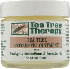 Tea Tree Therapy Antiseptic Ointment Eucalyptus Australiana and Lavender Oil Tree Therapy, Tea Tree Oil Skin, Macadamia Nut Oil, Geranium Oil, Eucalyptus Oil, Insect Bites, Tree Oil, Lavender Oil, Tea Tree Oil