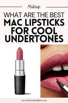 Discover the best MAC lipstick shades for cool undertones in this complete guide from an ex MAC makeup artist; from gorgeous nude MAC lipsticks to perfect red lipsticks for fall, these are all the best cool toned MAC lipstick colors to feel your best! best mac cosmetics products | best mac products | best lipsticks for summer | best everyday mac lipstick | best everyday lipstick shades   ... less Mac Makeup Artist, Best Mac Products, Everyday Lipstick, Summer Lipstick Colors, Mac Eyeliner, Nude Lipstick Shades, Mac Lipstick Colors, Mac Lipstick Swatches