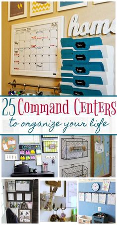 the 25 command centers to organize your life