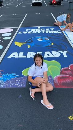 Disney Parking Spot Painting Ideas, Space Painting Ideas Easy, Ceiling Tiles Painted School, Space Painting Ideas, Ceiling Tiles Art