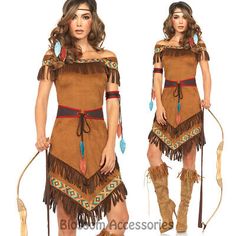 ad eBay - CL678 Native Princess Pocahontas American Indian Wild West Fancy Dress Costume - Buy Now, click the link (eBay) Pocahontas Halloween Costume, Pocahontas Halloween, Wild West Fancy Dress, Wild West Costumes, Adult Women Halloween Costumes, American Indian Girl, Warrior Costume, Indian Princess, Womens Fancy Dress