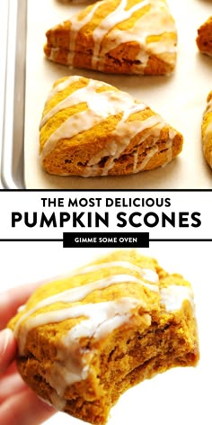 the most delicious pumpkin scones you'll ever eat