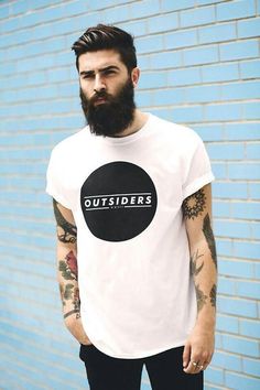 The t-shirt is cool. But that's all. - Ray Shirt Design For Man, Graphic Photography, Logos Typography, Old School Style, Beard Love