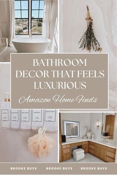 bathroom decor that feels luxurious, amazon home finds