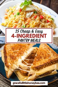 Here are 15 cheap and easy 4-ingredient pantry meals that are perfect for when you need a meal on a budget. In today’s world, many people are looking for ways to care for their families during uncertain times and make the most of what they already have in the pantry. That’s why I’m excited to share 15 budget-friendly pantry meals you can make with just 4 ingredients or fewer. Foods To Always Have In The Kitchen, Healthy Cheap Meals Families, Simple Meals On A Budget, Cheap Single Person Meals, Cheap Fall Dinners For A Family, Cheap Meals For Big Families, No Groceries Dinner, Poor Mans Meal, Multiple Recipes Same Ingredients