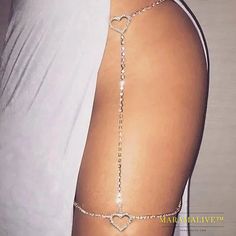 Sexy Rhinestone Heart Leg Thigh Chain Jewelry for Women Shining Crystal Thigh Waist Chain Harness Body Accessories Thigh Chain Jewelry, Jóias Body Chains, Thigh Jewelry, Leg Jewelry, Chain Harness, Thigh Chain, Leg Chain, Body Chains, Belly Jewelry