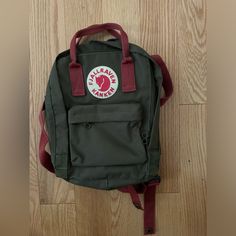 Very Cute! Christmas Gift For My Daughter. She Outgrew Backpack Though. Only Wear Like 2 Times, Like New Trendy Red Backpack For Outdoor, Fjallraven Mini Backpack, Kanken Forest Green, Fjallraven Kanken Frost Green, Fjallraven Kanken Totepack Mini, Fjallraven Kanken Mini Green, Kanken Mini, Mini Backpack, Fjallraven Kanken