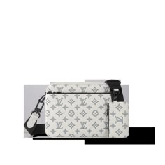 LOUIS VUITTON® - Trio Messenger - White Louis Vuitton Bag Men, White Louis Vuitton Bag, Louis Vuitton Trio Messenger, Mens Louis Vuitton, Mens Designer Bag, Monogram Jacket, Sac Louis Vuitton, Trunk Bag, Monogram Pattern