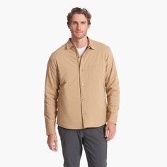 Atlas Jacket | Camel Heather – Vuori Clothing Coastal California, California Lifestyle, California Coastal, The Atlas, Helly Hansen, Performance Outfit, S Models, Jacket Tops, Down Jacket