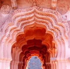 an archway in the middle of a building