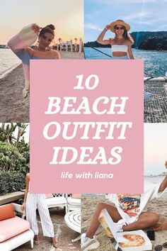 Beach Ideas Outfit, Beach Wear 2023 Trends, Pool Party Outfit Women Casual, Beach Outfits 2023 Fashion Trends, Beach 2023 Outfit, Summer Outfits Beach Vacation 2023, Beach Outfits Women 2023, Outfit Ideas Beach Vacation