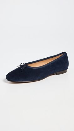 Madewell Francine Suede Ballet Flats | Shopbop Suede Ballet Flats, Deep Indigo, Madewell Shoes, Classic Jacket, Ballet Flats, Madewell, Timeless Fashion, Shoes Flats, Vietnam