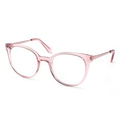 Where to start with Sammy… This round frame is as modern as can be, with its mixed-material arms. The face front shows off classic acetate, while the temples feature a mix of gold metal and acetate temple tips for a dynamic look.Frame Shape: RoundFrame Color: Pink, ClearFrame Material: Acetate/MetalRim Type: Full RimSpring Hinge: YesAdjustable Nose Pads: NoWeight: 25 gWeight: 25 gLens Width: 51 mmBridge Width: 22 mmTemple Length: 142 mmFrame Width: 140 mmLens Height: 50 mm Clear Pink Glasses, Pink Glasses, Pink Lifestyle, Cute Spring Outfits, Glasses Online, Round Frame, Prescription Glasses, New Wardrobe, Spring Outfits