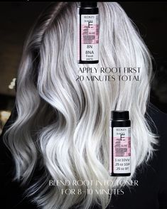 Reverse Hair Color, Silver Ashy Blonde Hair, Redken Shades Eq White Blonde Formula, Bright Blonde Shades Eq Formula, Icy Blonde Hair Toner Formula, Icy Redken Toners, Platinum Blonde Toner Formula, Icy Blonde Toner Formula