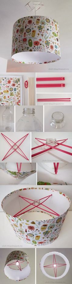 the instructions for making a basket with ribbon