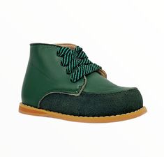 Casual Wingtip Lace-up Boots With Rubber Sole, Green Leather Shoes With Leather Sole For Fall, Classic High-top Lace-up Boots, Green Leather Walking Boots, Formal Lace-up Boots With Rubber Sole, Green Lace-up Oxfords For Derby, Lace-up Leather Shoes With Stitched Sole For Derby, Fitted Leather Lace-up Shoes With Rubber Sole, Formal Lace-up Boots With Rubber Heel Cap