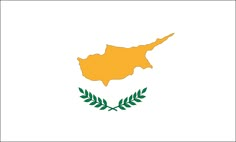 the state of cyprus with an olive branch on it's left side and green leaves on