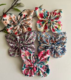 "🌸 Introducing our \"Botanical Blooms\" Handmade Butterfly Bow Clip: A Burst of Floral Elegance! 🌺 Elevate your style with this enchanting handcrafted butterfly bow clip, meticulously designed to infuse your look with the beauty of blooming flowers. 🌷 Each petal is a brushstroke of vibrant color, creating a unique accessory that exudes elegance and charm. ✨ Why our Botanical Blooms butterfly bow clip is a must-have: ✨ 1. Artistry in Every Detail: Our bows are crafted with an artistic touch, e Purple Butterfly Hair Accessories, Pink Butterfly Knot Hair Accessories For Gift, Butterfly Scrunchie, Pink Butterfly Knot Bow For Summer, Pink Butterfly Hair Clip, Butterfly Bow, Handmade Butterfly, Crochet Hair Clips, Hair Bow Clip