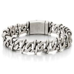 PRICES MAY VARY. Braided Curb Chain, Marine Link Chain, Stainless Steel Bracelet for Men, Vintage Old Silver Color Metal: Stainless Steel Finishing: Satin and Blackened Dimension: Chain Length: 22CM(8.66"); Chain Width: 1.6CM(0.63"); Weight: 67.3g Package: Jewelry Box with Brand Name COOLSTEELANDBEYOND *Condition: 100% brand new
*Code: MB-3593
*Metal: Stainless Steel
*Finishing: Satin and Blackened
*Dimension: Chain Length: 22CM(8.66"); Chain Width: 1.6CM(0.63")
*Weight: 67.3g
*Package: Jewelry Stainless Bracelet, Pharmacy Gifts, Stainless Steel Bracelet, Chain Lengths, Silver Bracelets, Baby Shop, Bracelets For Men, Silver Color, Beauty And Personal Care