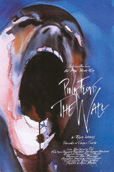 an advertisement for pink floyd's new album, the waik is shown in this painting