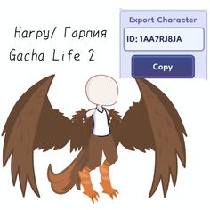 a cartoon character with an eagle on his arm and the caption'happy / tapna gacha lite 2 '