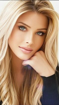 #fashion #summer #beautyblog Women Faces, Long Blonde, Blonde Women, American Beauty