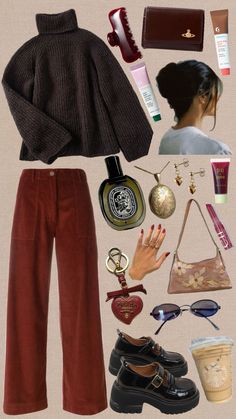 Grunge Indie Outfits, English Teacher Outfit, Frazzled English Woman, London Outfit, Quirky Fashion, Cold Weather Fashion, Eclectic Fashion, English Teacher, Autumn Outfit