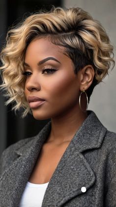 🌼 Enhance the Customized Chic Short Haircuts short haircuts for black women | Transformative Bob Haircuts For Black Women, Shaved Side, Black Women Short Hairstyles, Chic Short Haircuts, Saving Techniques, Short Hair Black, Professional Tips