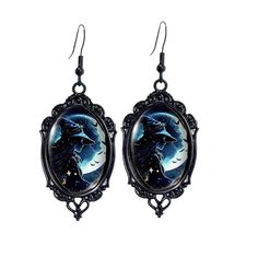 PRICES MAY VARY. Gothic Witch Earrings:They are earrings crafted for halloween,it is designed in gothic style and dark style, it is the halloween jewelryfor women.Halloween Costumes,suit for lady,princess,vampires,fancy,witch,bat,cat cosplay.They are designed for daily life and everyday wear. Size:1inches*2.3inches weight：12g Material:It is made of crystal,alloy materials Ideal jewelry:Vintage gothic earrings necklace set is ideal jewelry for yourself, your lovers,your friends, your family or ot Gothic Mystery, Goth Victorian, Victorian Halloween, Earrings Goth, Bat Cat, Earrings Punk, Cat Cosplay, Victorian Earrings, Gothic Witch