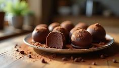 15 Desserts de Noël Express pour Épater Vos Convives Sans Stress Chocolate Chip Cookie Dough Truffles, Rum Truffles, Cooking Desserts, Dessert Truffles, Cookie Dough Truffles, Boozy Desserts, Truffle Recipe Chocolate, Truffle Recipe