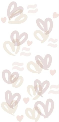 an abstract background with hearts in pink and beige colors on a white backdrop, perfect for valentine's day or any other special occasion