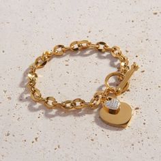 *NEW IN Details: Length 17cm Width 0.6cm 18k Gold Plated FREE Insured Shipping (Worldwide) Gold Metal Heart Bracelet For Wedding, Everyday Gold-tone Round Bracelets, Promise Bracelet In Gold-toned Stainless Steel, Gold Stainless Steel Promise Bracelet, Yellow Gold Metal Bracelets With Heart Charm, Gold Heart-shaped Chain Bracelets, Gold Heart Bracelet With Heart Charm For Promise, Gold Spiritual Charm Bracelet For Everyday, Gold Promise Bracelets With Heart Charm