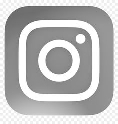 the instagram logo is shown in white on a gray background with black and white accents