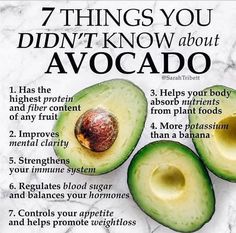 Avocado Avocado Facts, Avocado Benefits, Avocado Health Benefits, Tomato Nutrition, Food Health Benefits, Benefits Of Coconut Oil, Health Knowledge, Healing Food, Good Fats