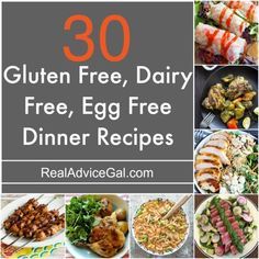 30 gluten free, dairy - free, egg - free dinner recipes