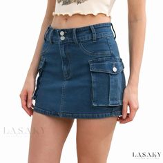 Lasaky - Comfortable and Alluring Low-Rise Skirt Y2k Skirt, Slim Hips, Hip Skirt, Wrap Around Skirt, Skirt For Women, Cargo Skirt, Plus Size Jeans, Slim Waist, Low Waist