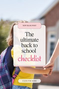 the ultimate back to school checklist for new bloggers - click for more info