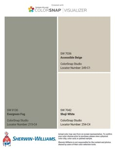 the color scheme for sherwinn - williams's paint