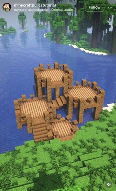 Minecraft Houses Blueprints Layout Castle, Minecraft Houses On Cliffs, Minecraft House Builds Ideas, Farm Building Ideas Minecraft, Cute Farm Minecraft Ideas, Minecraft Platform House, Minecraft Sun Design, Minecraft House Cute Cottage, Minecraft Building Ideas House Cottage