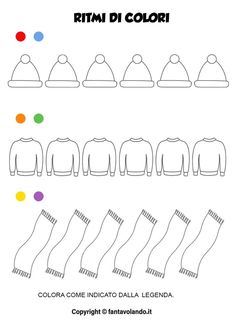 the instructions for how to draw an adult sized sweater with different colors and sizes on it