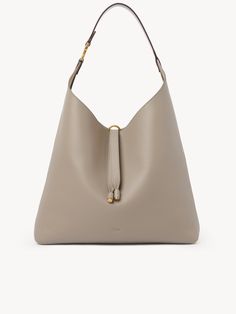 Chloé Marcie Hobo Bag In Grained Leather | Chloé US Chic Calf Leather Bag With Grained Texture, Elegant Everyday Shoulder Bag With Grained Texture, Everyday Bags In Calf Leather With Grained Texture, Chic Calf Leather Hobo Bag With Smooth Grain, Everyday Calf Leather Bag With Grained Texture, Luxury Grained Texture Shoulder Bag For Everyday, Everyday Shoulder Bag In Pebbled Leather With Grained Texture, Modern Everyday Bag With Grained Texture, Modern Everyday Bags With Grained Texture