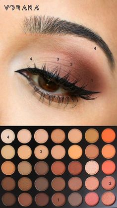 simple eye makeup tips for beginners that will take .. #eyeshadow #eyemakeup #beauty #makeup #makeuptutorial #makeuplooks Doe Eyes Make Up, Machiaj Smokey Eyes, Natural Summer Makeup, Eyeliner Tips, Bentuk Alis, Natural Smokey Eye