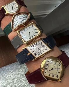 Tank Watch, Fancy Watches, Retro Watches, Vintage Watches For Men, Cartier Men, Cartier Watch, Dope Jewelry, Classy Jewelry, Watches Unique