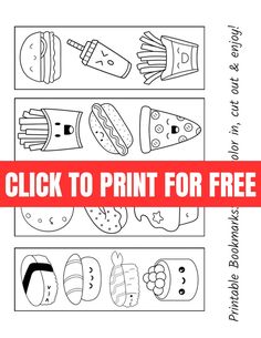 a printable coloring page for kids to color with the words, click to print for free