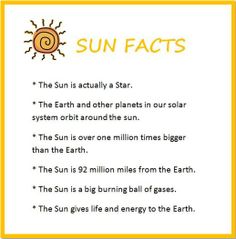 the sun is actually a star, and there are other planets in our solar system