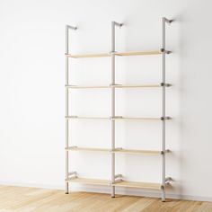 Modular Shelving Units - Wood Shelves Aluminum Shelves, Shelves Modern, Shelving Design, Frame Shelf, Modular Shelving, Modern Shelving, Shelving Units, Shelf Unit, Low Shelves