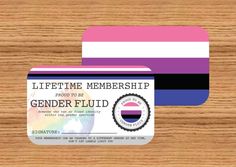 a pink, purple and black card with the words'life time membership'on it