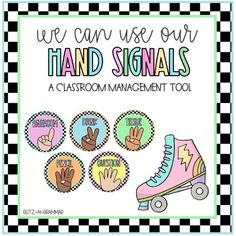 we can use our hand signals classroom management tool