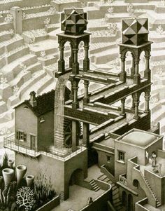 a drawing of a building with many chimneys